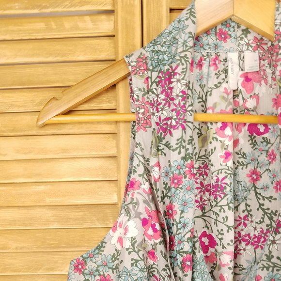 ⫷▴Vintage Floral Shabby chic Boho Top▴⫸ - Picture 4 of 13